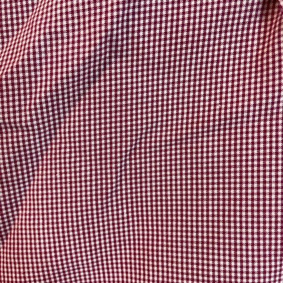 J.Crew Casual Shirt Mens M Flex Red Wine & White Button Up Long Sleeve - Picture 4 of 12